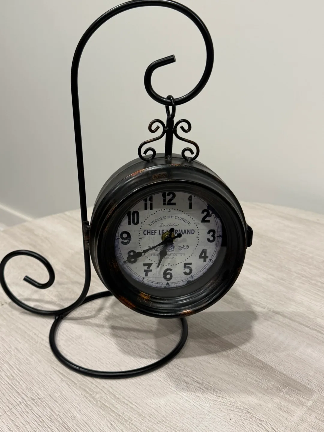 Chef Le Normand Double Sided Clock thumbnail