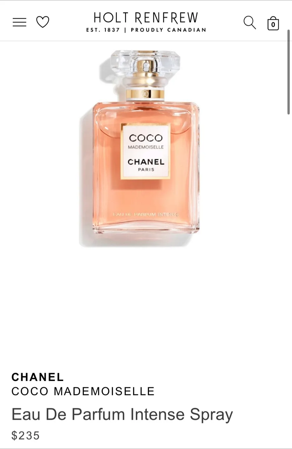 Chanel Coco Mademoiselle Eau de Parfum Intense image indicator(2)