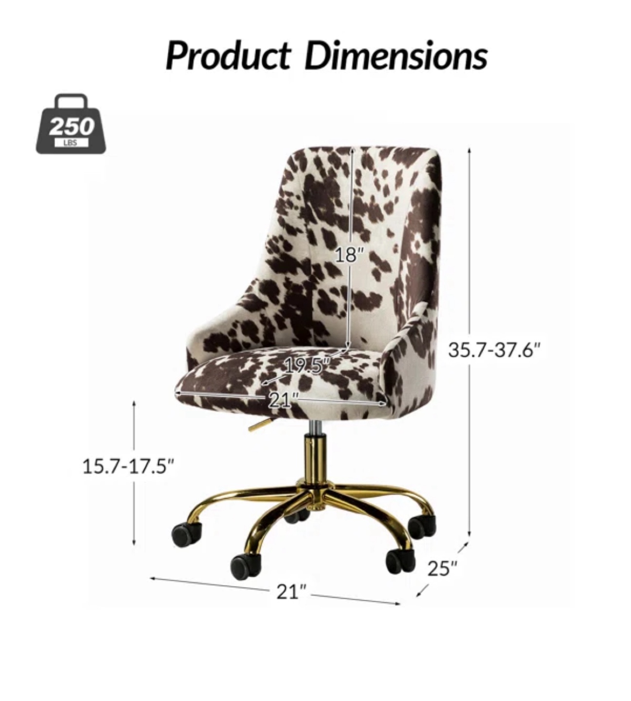 Animal Print Office Chair - photo 3