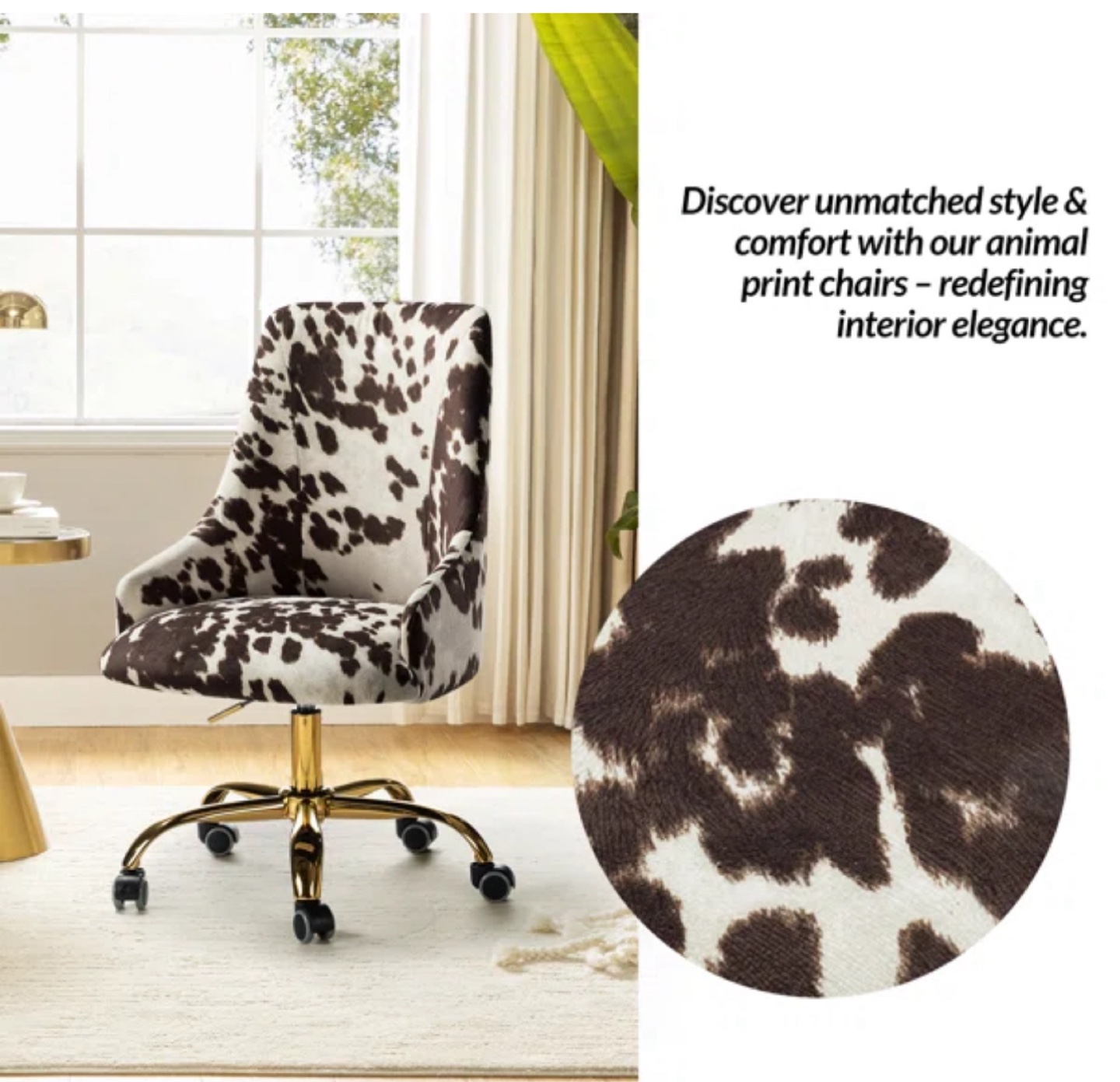 Animal Print Office Chair - photo 4