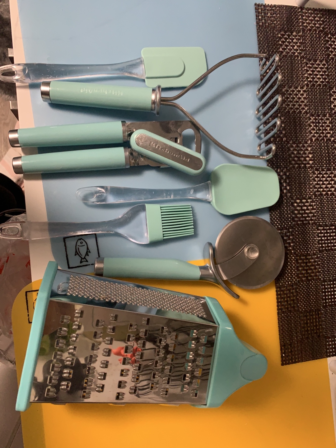 KitchenAid Aqua Sky Kitchen Utensil Set - photo 2
