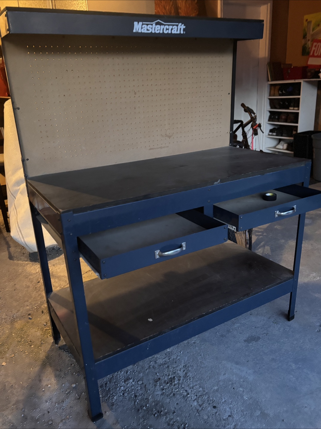 Mastercraft Workbench with Pegboard - photo 4