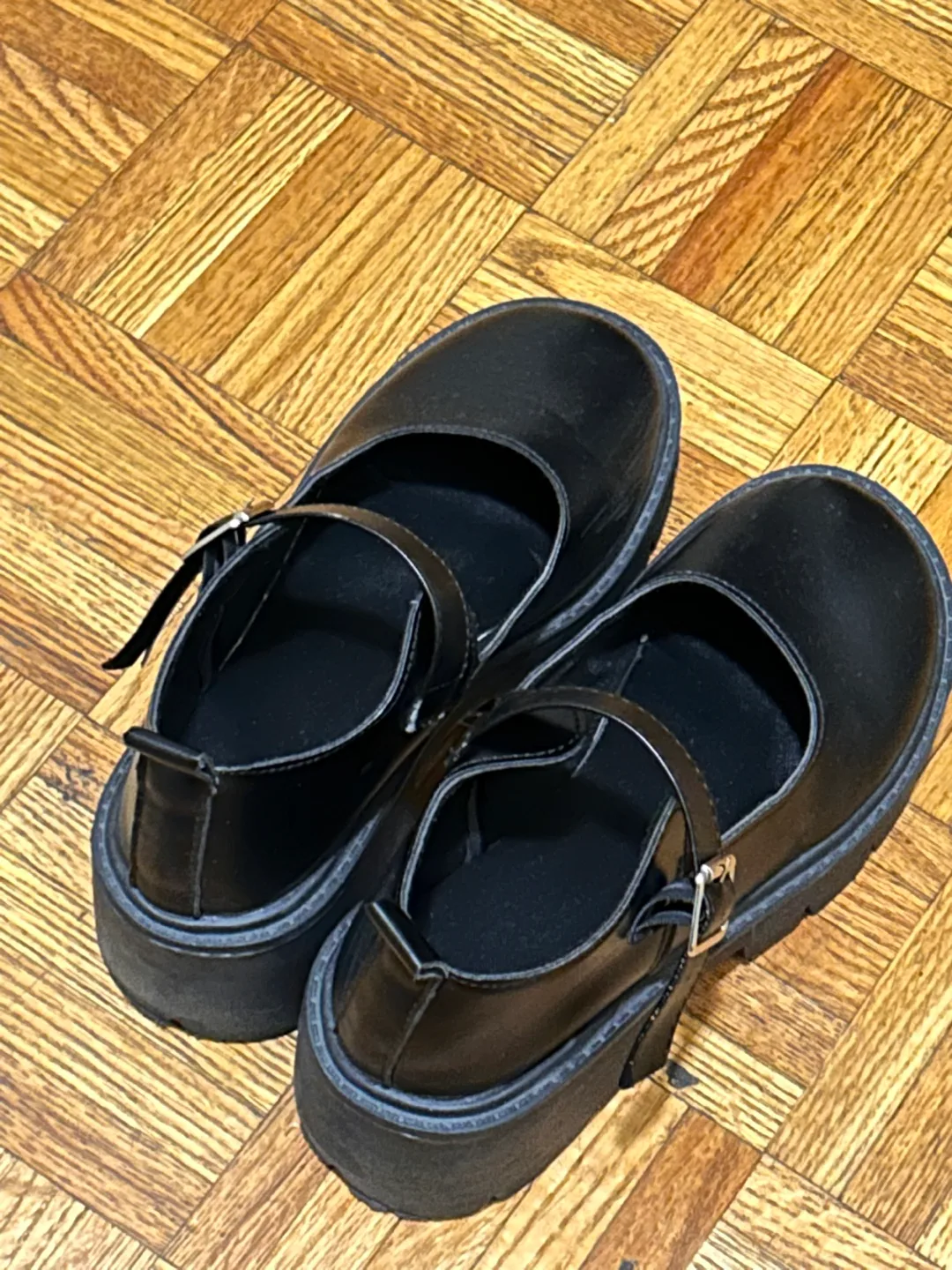 Cute Black Mary Jane Platform Shoes image indicator(3)