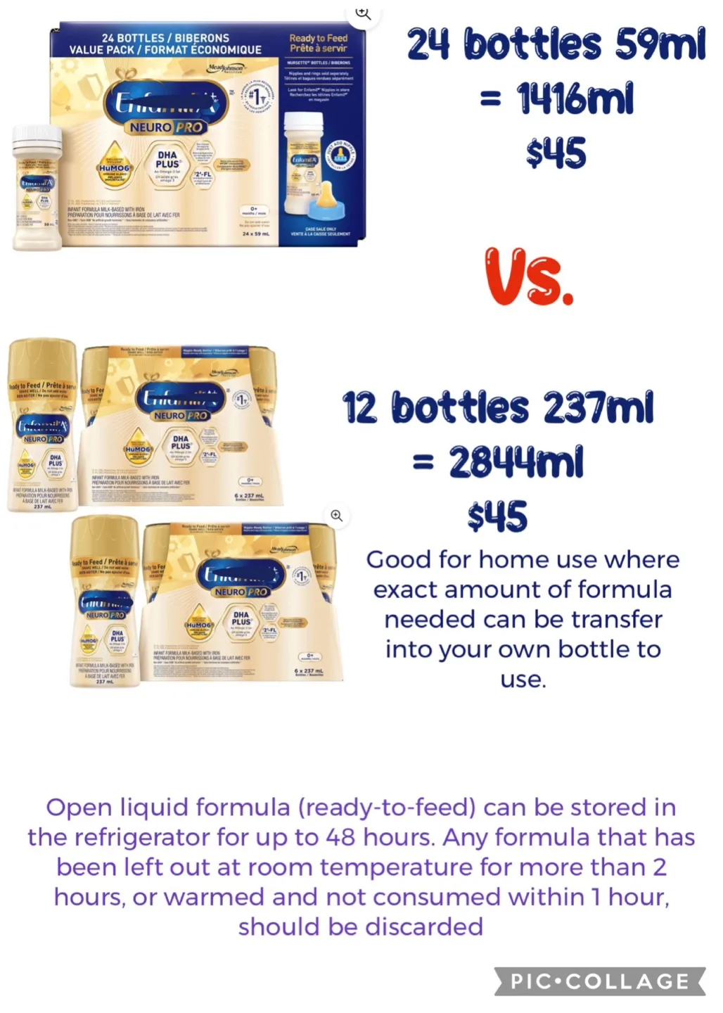 12 Bottles 237ml Enfamil Baby Formula thumbnail