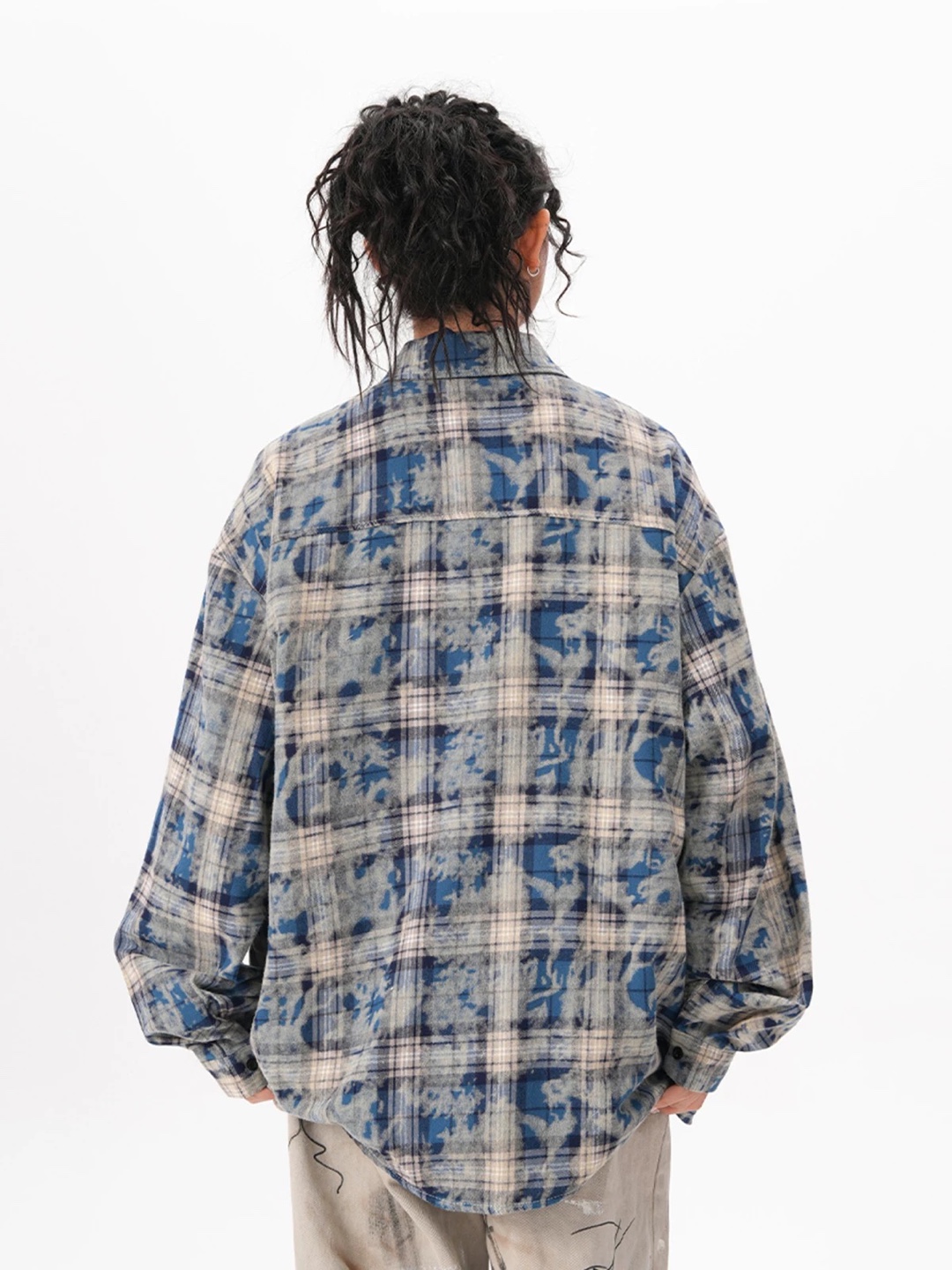 Blue Plaid Flannel Shirt - photo 2