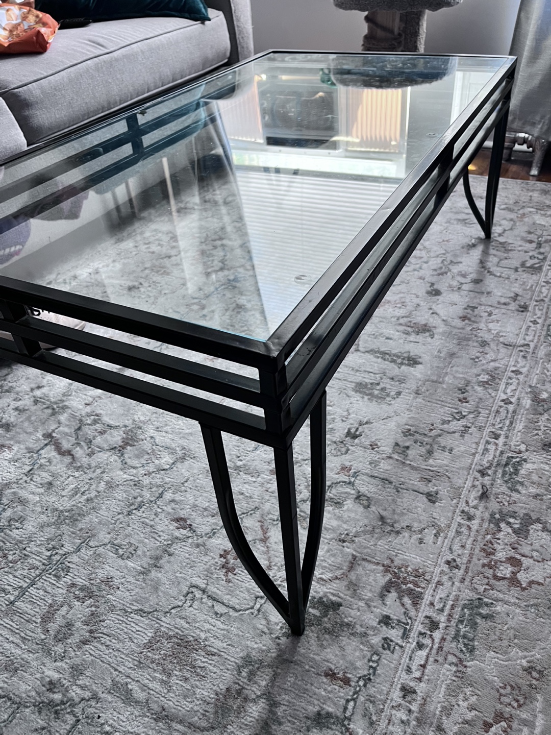 Glass Top Coffee Table