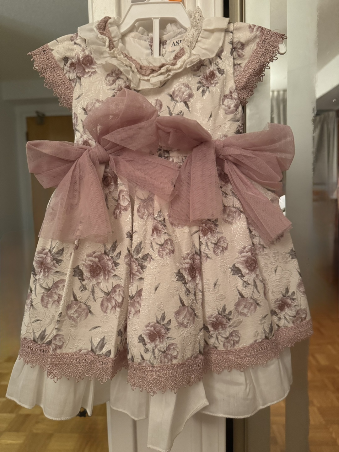 Floral Dress, Size 3-6 months