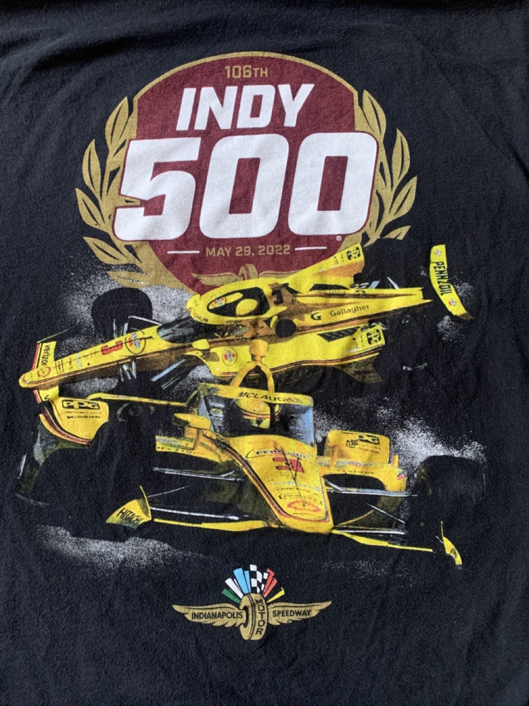 IndyCar 106th Indy 500 T-Shirt - XL - photo 2