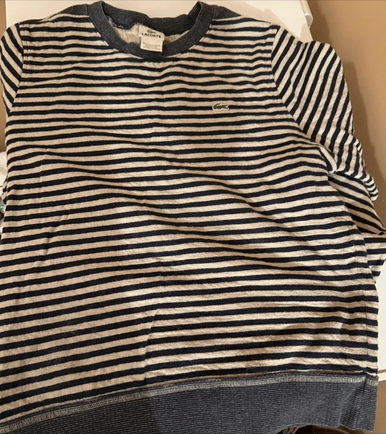 Lacoste Striped Long Sleeve Top thumbnail