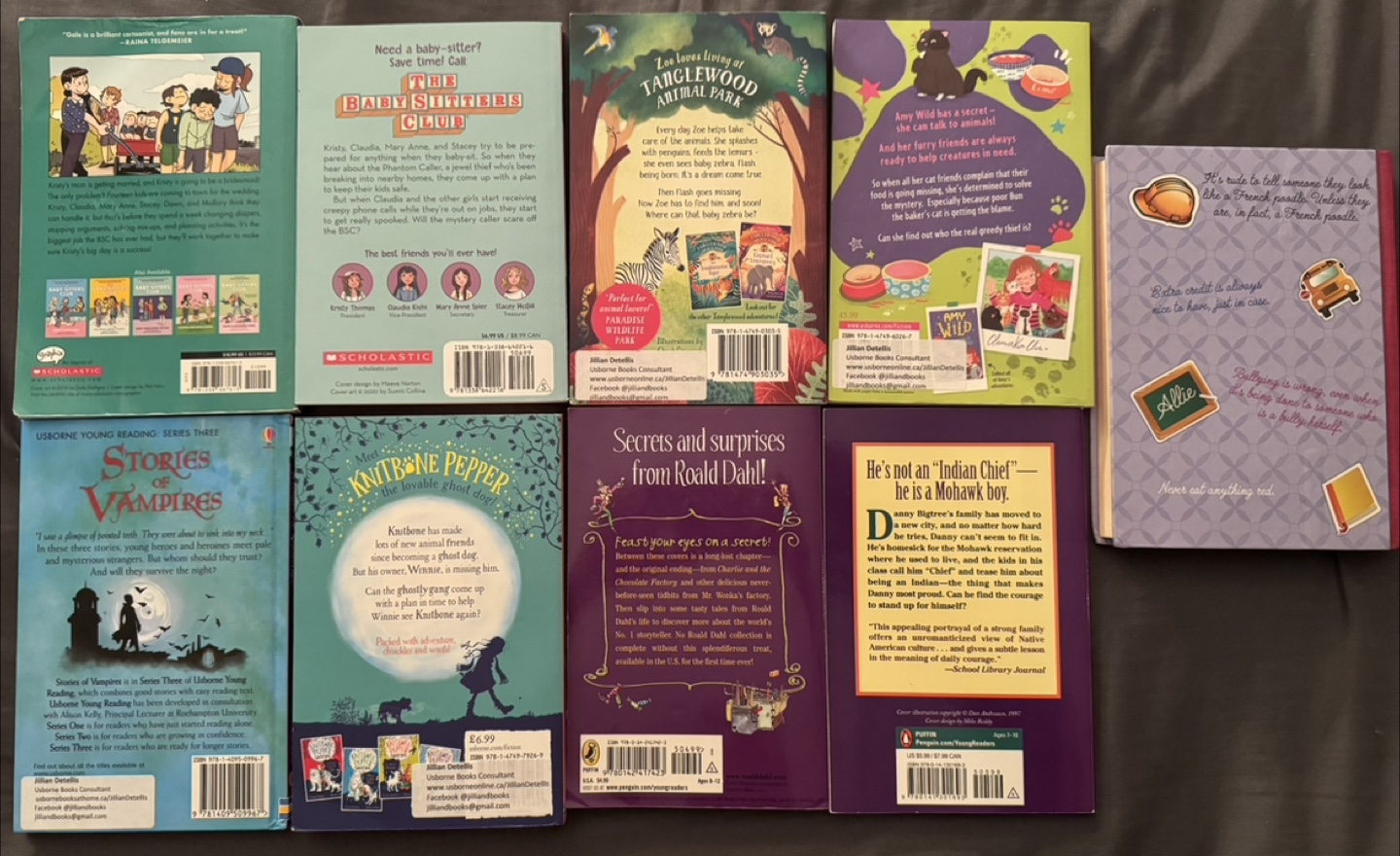 Young Adult Book Bundle: Baby-Sitters Club, Roald Dahl & More! - photo 2
