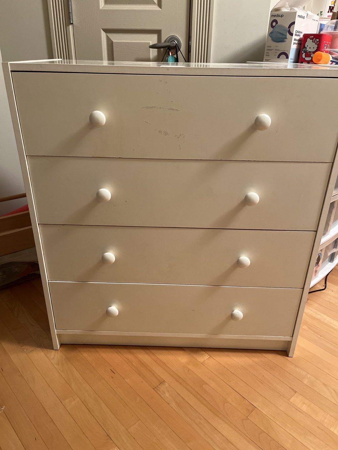 IKEA White 4-Drawer Dresser