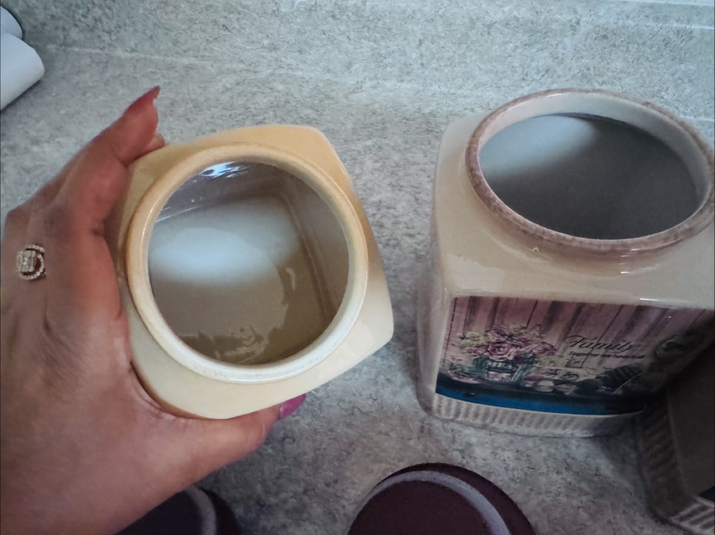 brand new Ceramic Kitchen Canister Set - 3 Piece - photo 2
