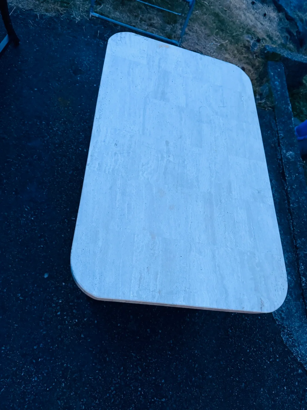 Outdoor Coffee Table with Wicker Shelf thumbnail
