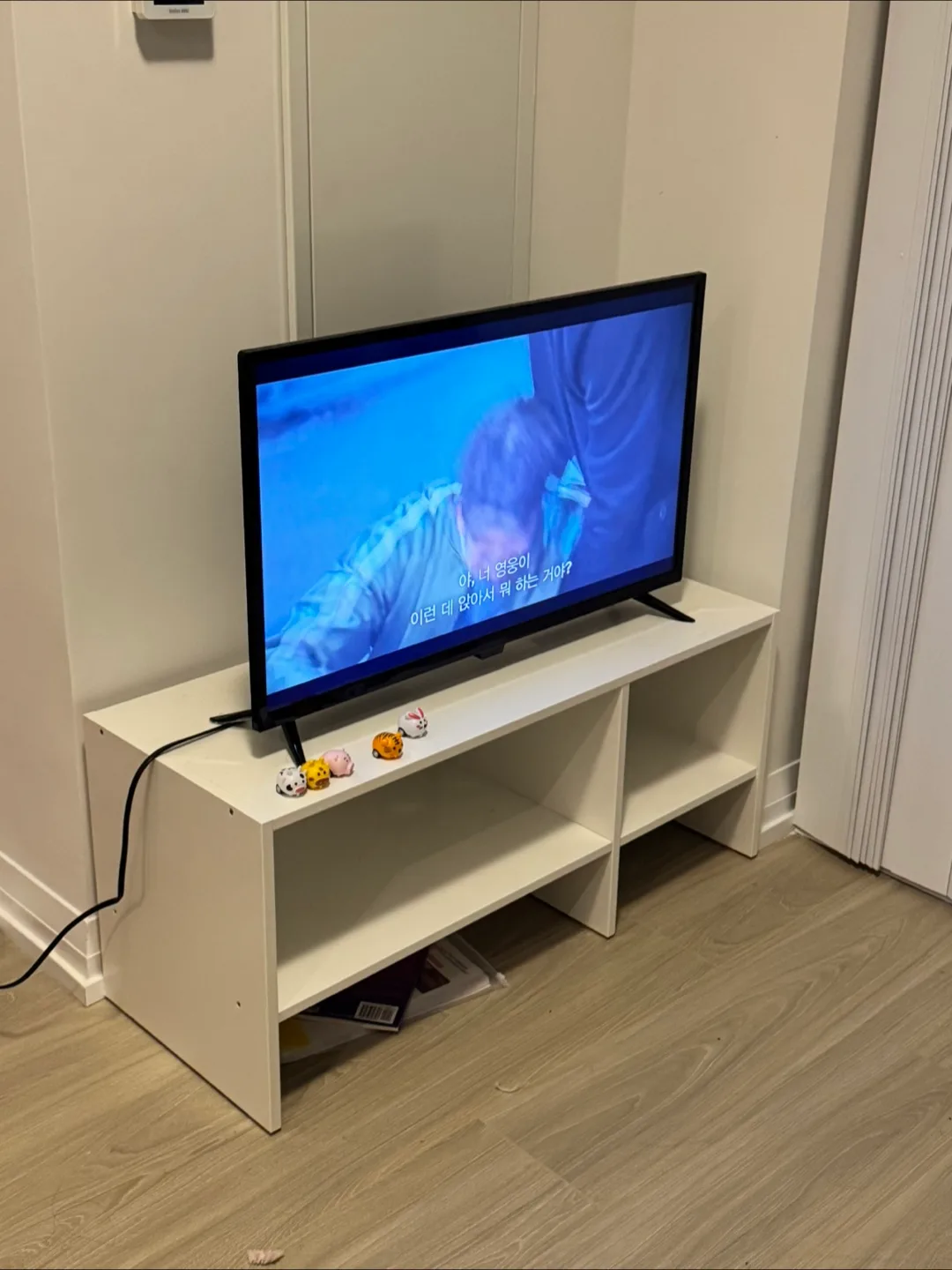 IKEA BAGGEBO TV bench, white thumbnail