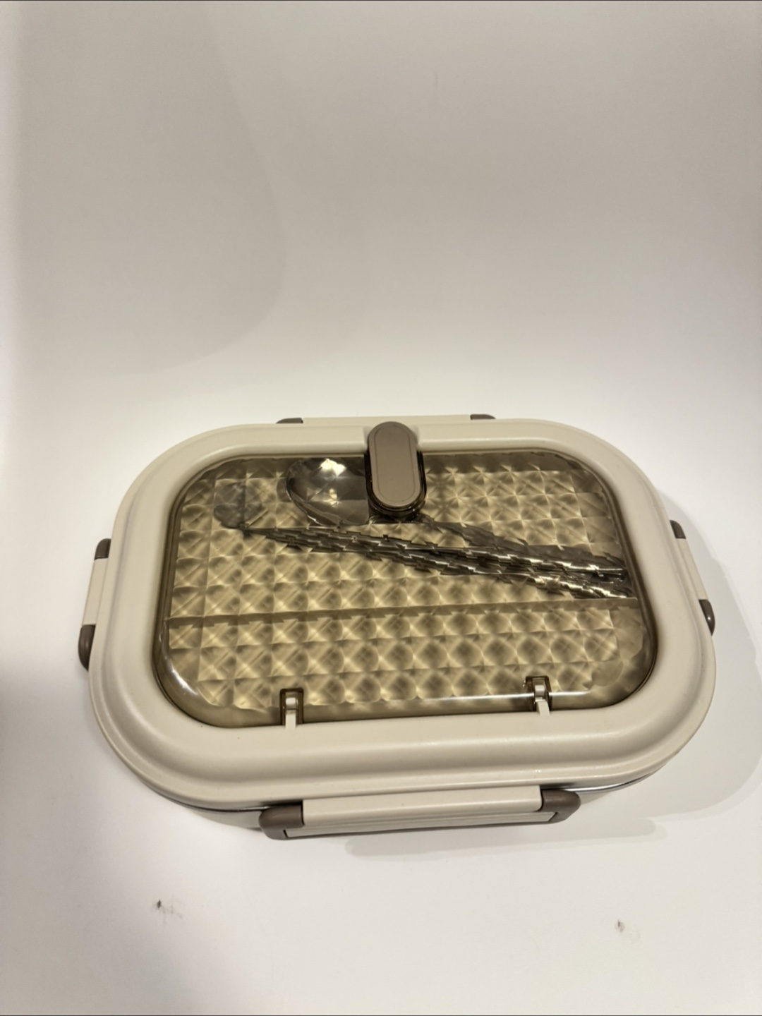 Stainless Steel Bento Lunch Box with Utensils