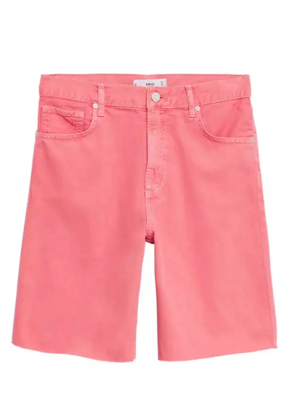 Mango Pink Denim Shorts - Size 32 image indicator(2)