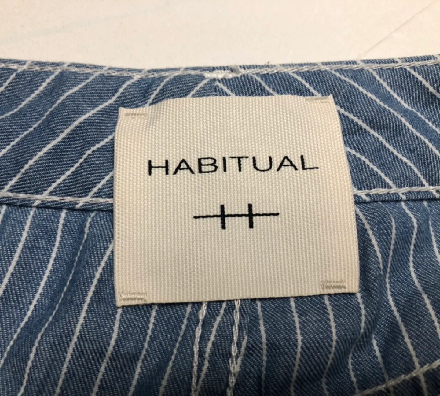 Habitual Blue Striped Wide Leg Pants image indicator(5)