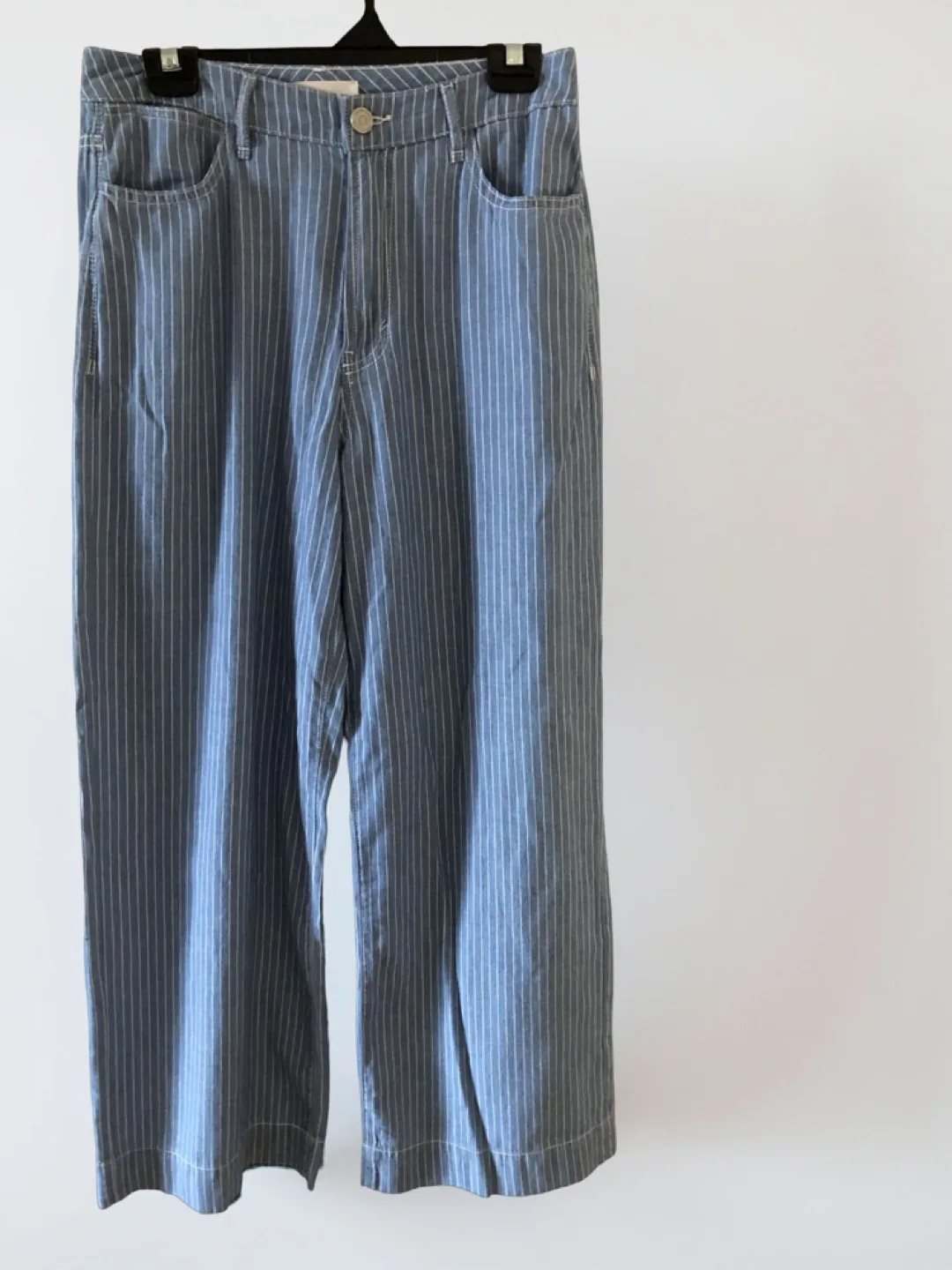 Habitual Blue Striped Wide Leg Pants image indicator(2)