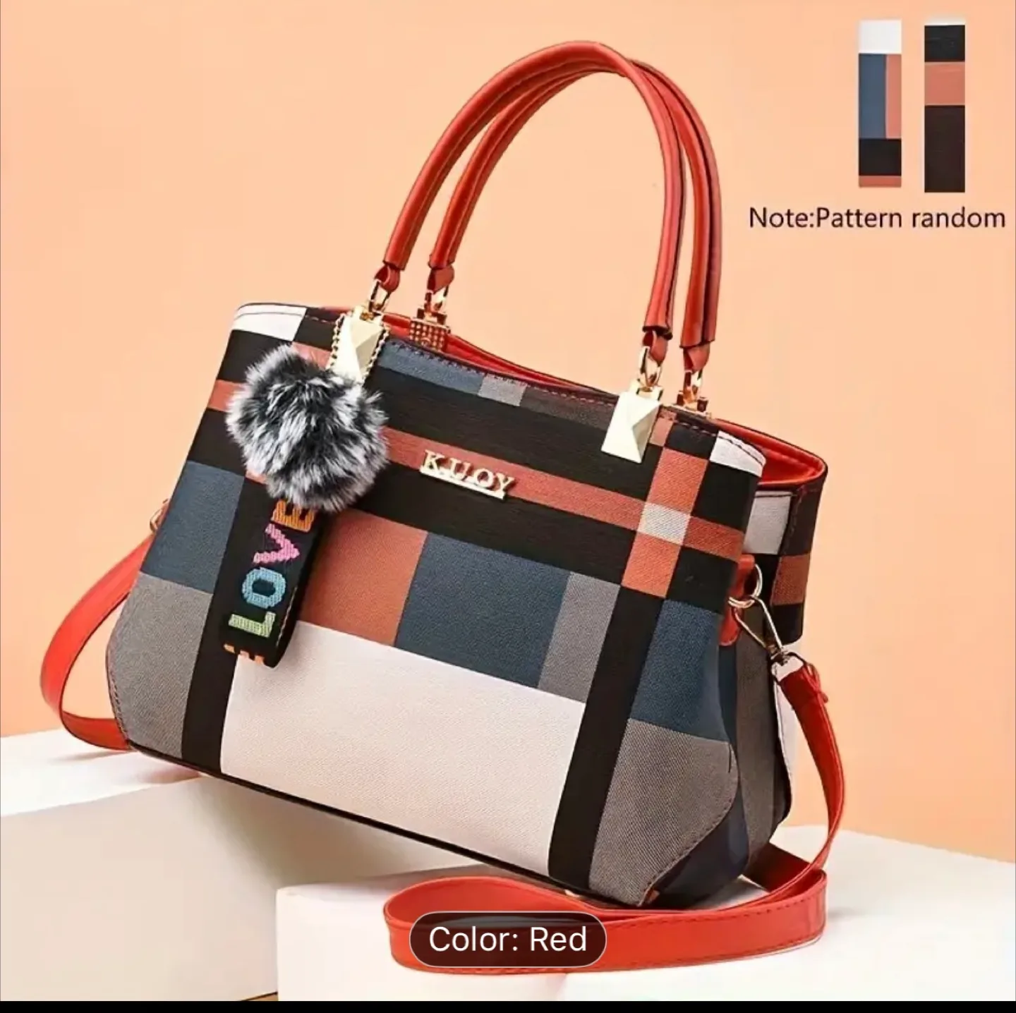 KUOY Handbag Red Colour thumbnail