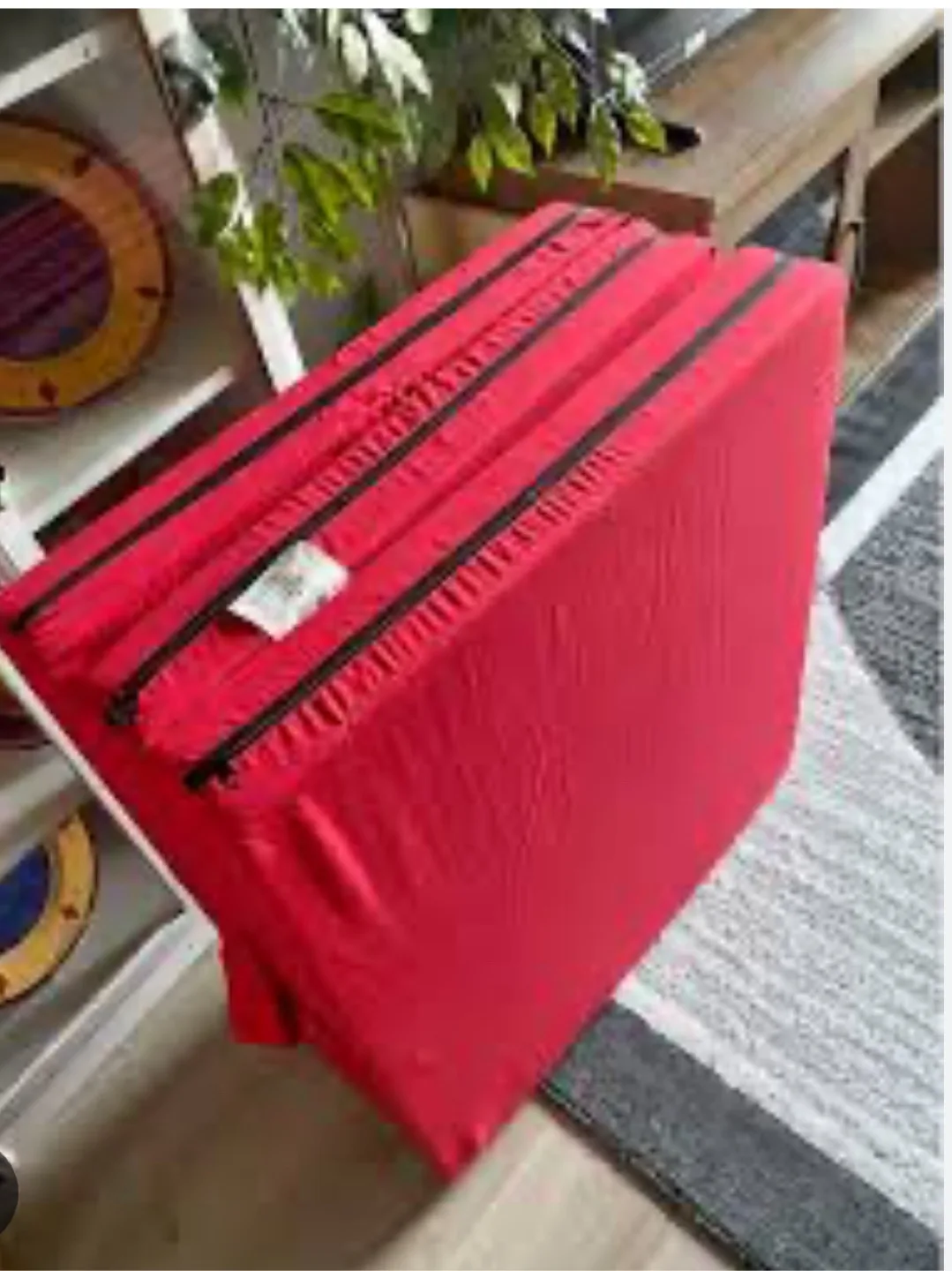 Red Tri-Fold Mattress thumbnail