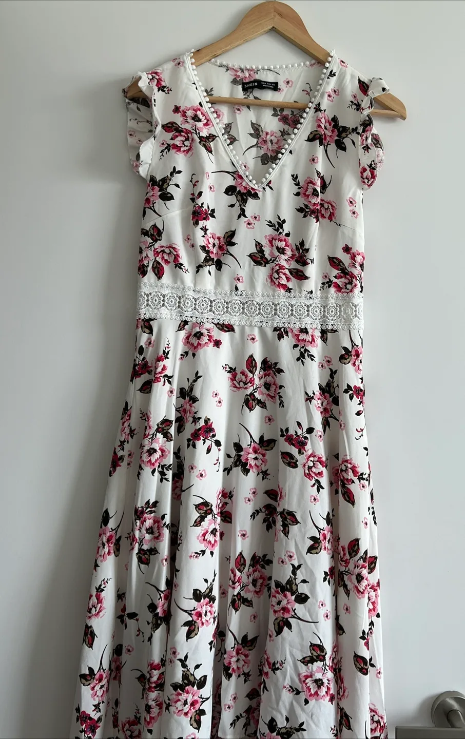 White Floral Dress thumbnail