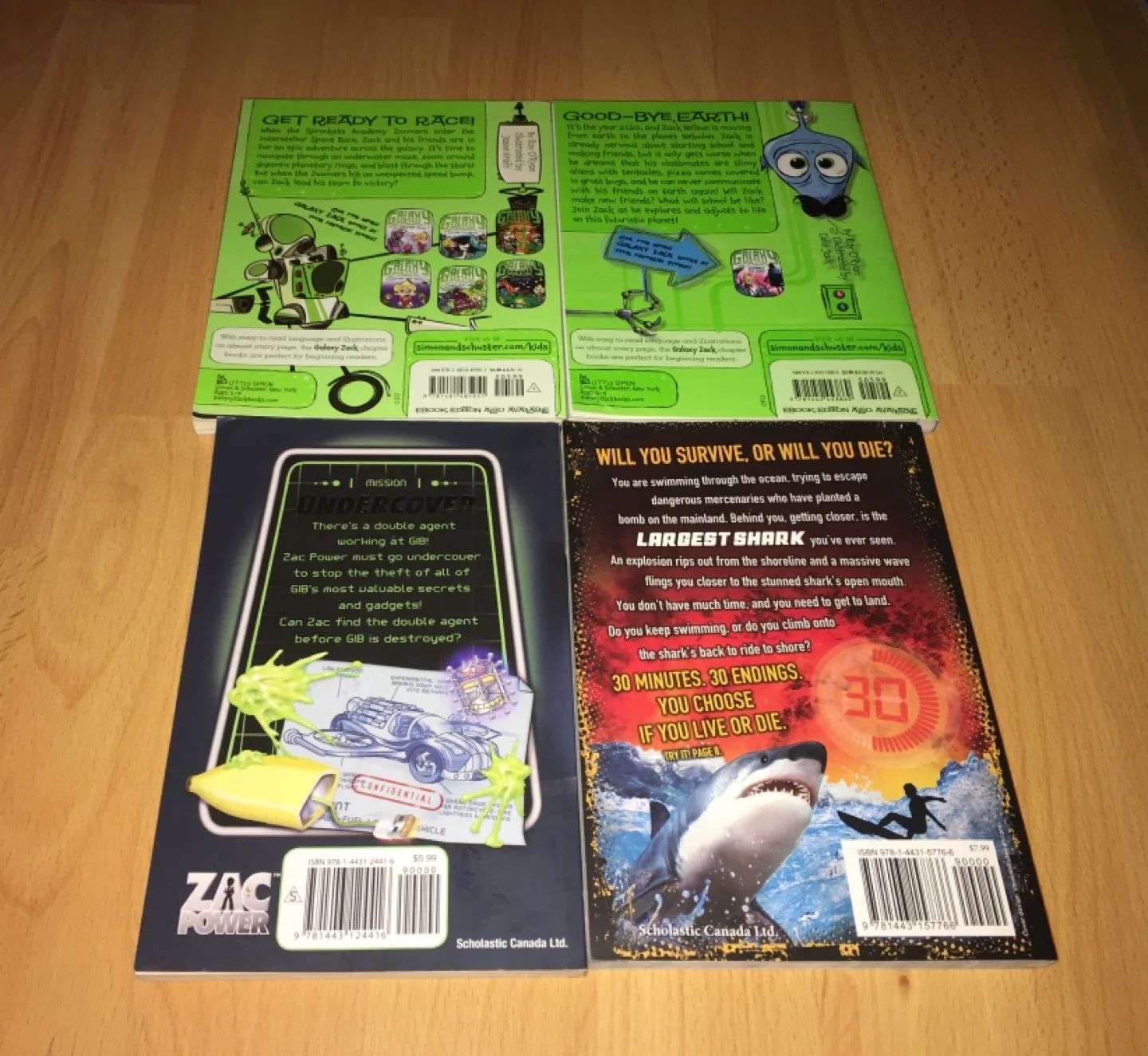 ($3 each, or $10 for all 4 books) Chapter Paperback Books image indicator(5)