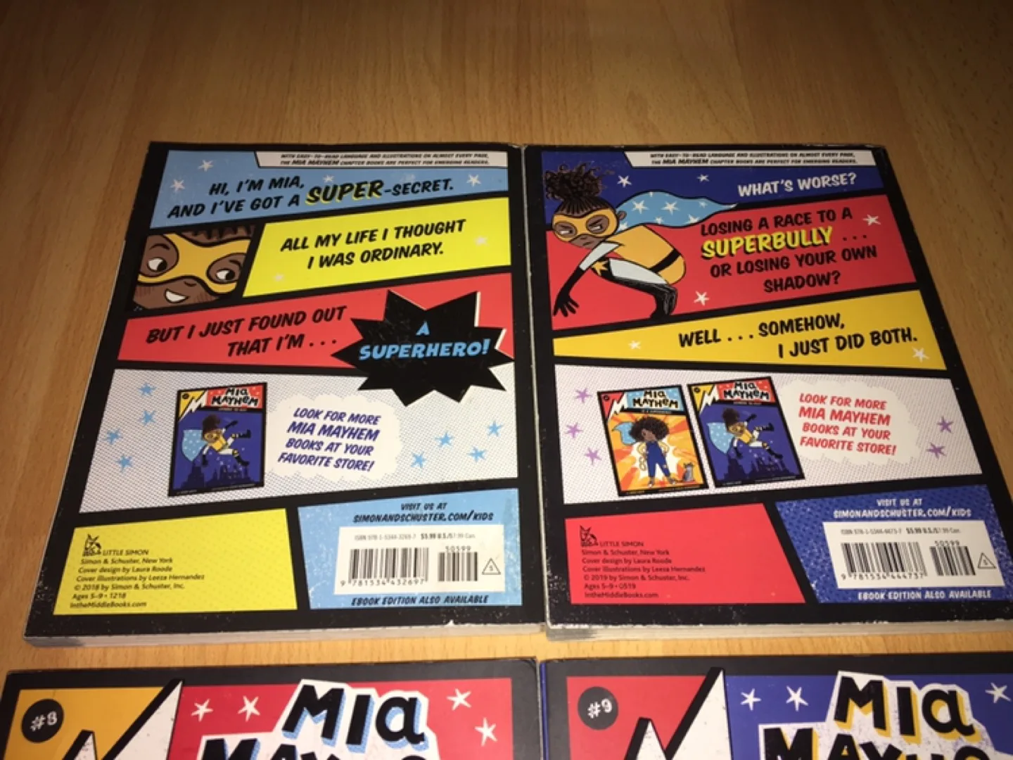 ($3 each, or $10 for all 4 books) Mia Mayhem Chapter Books image indicator(3)