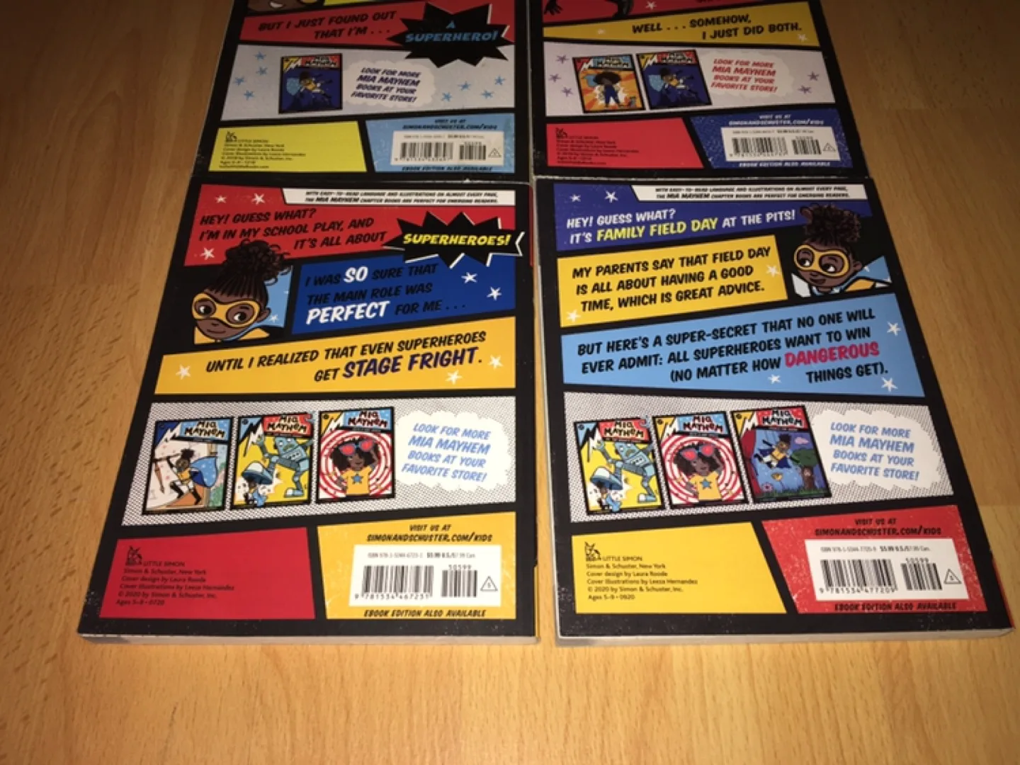 ($3 each, or $10 for all 4 books) Mia Mayhem Chapter Books image indicator(4)