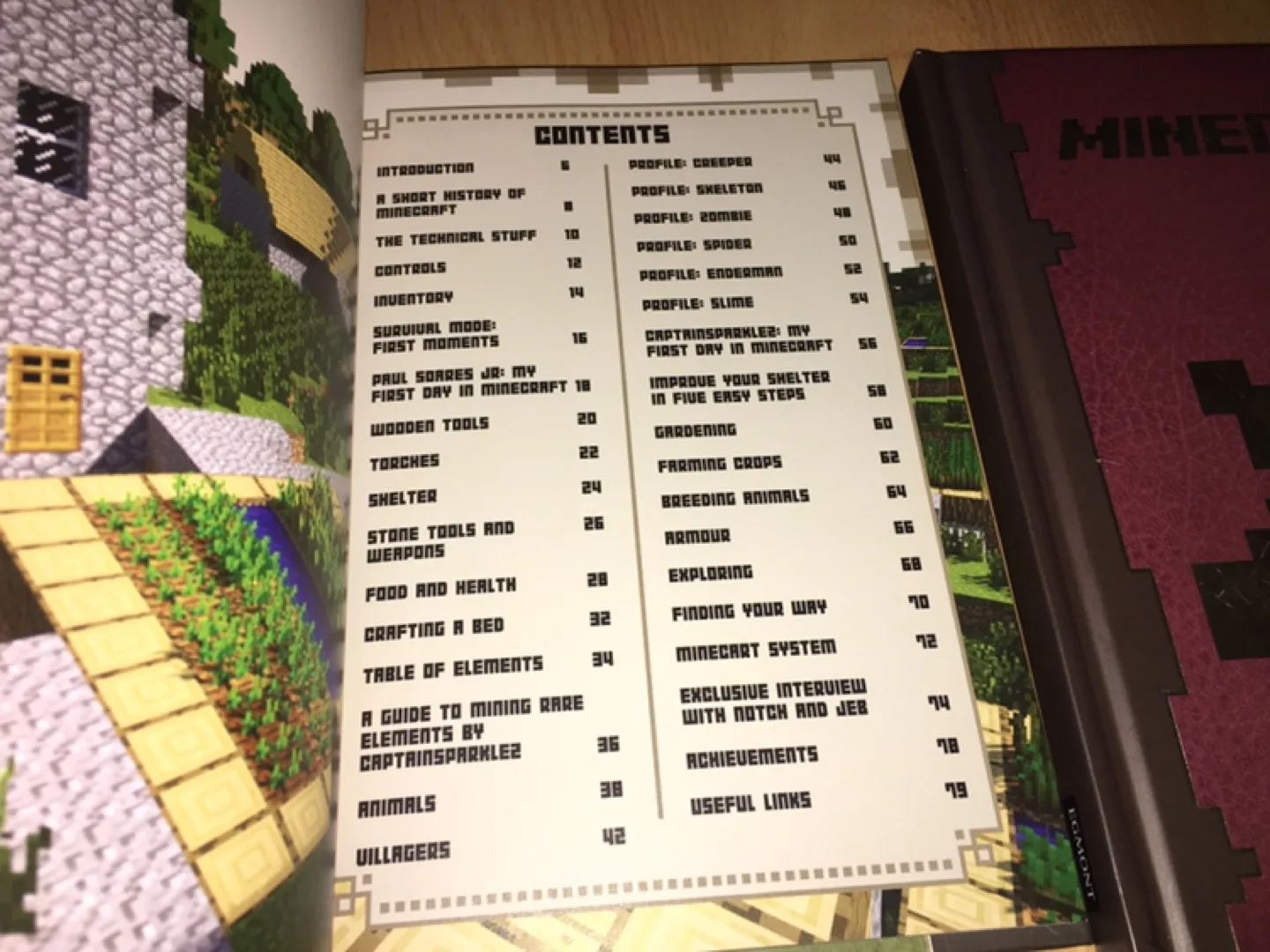 ($3 each) Minecraft Hardcover Handbooks image indicator(4)