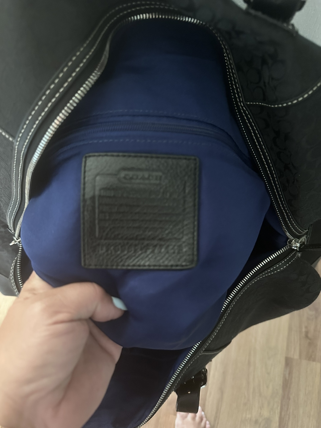 Coach Black Signature Duffle/Carry-On Bag - photo 4