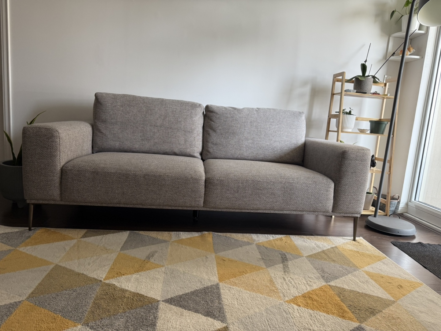 Grey Two-Seater Sofa - photo 2