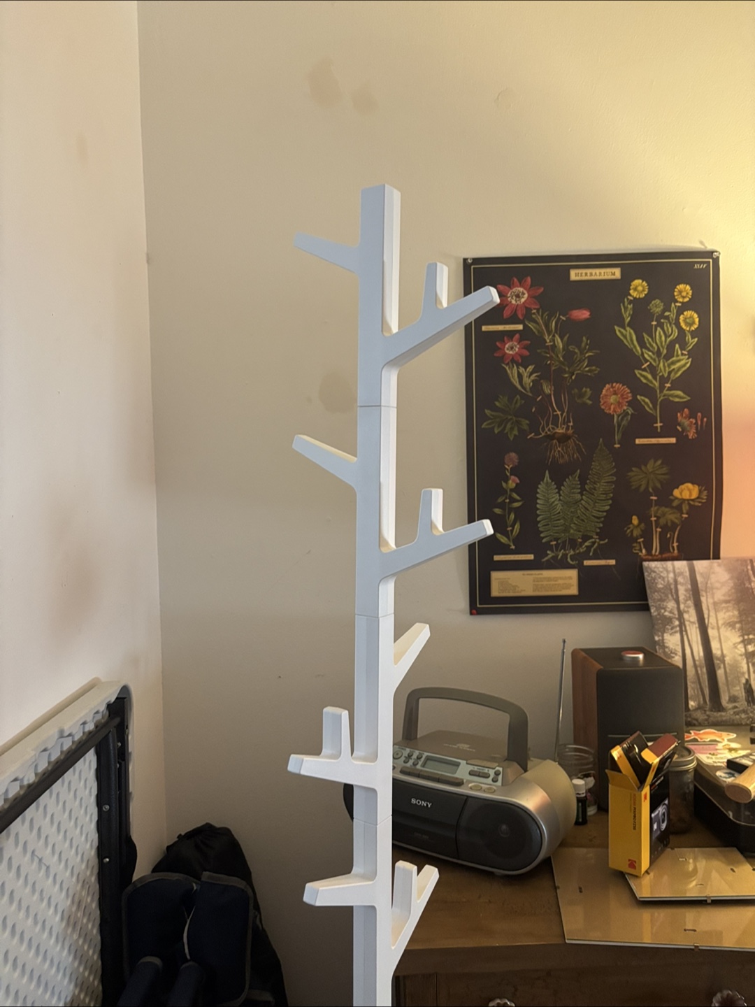 White Coat Rack Stand - photo 3