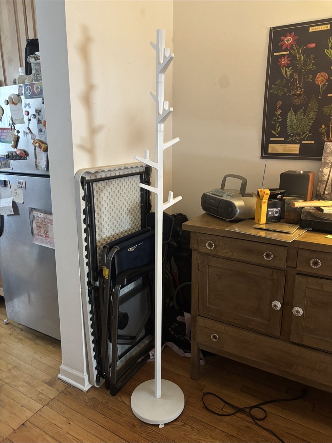 White Coat Rack Stand - photo 2
