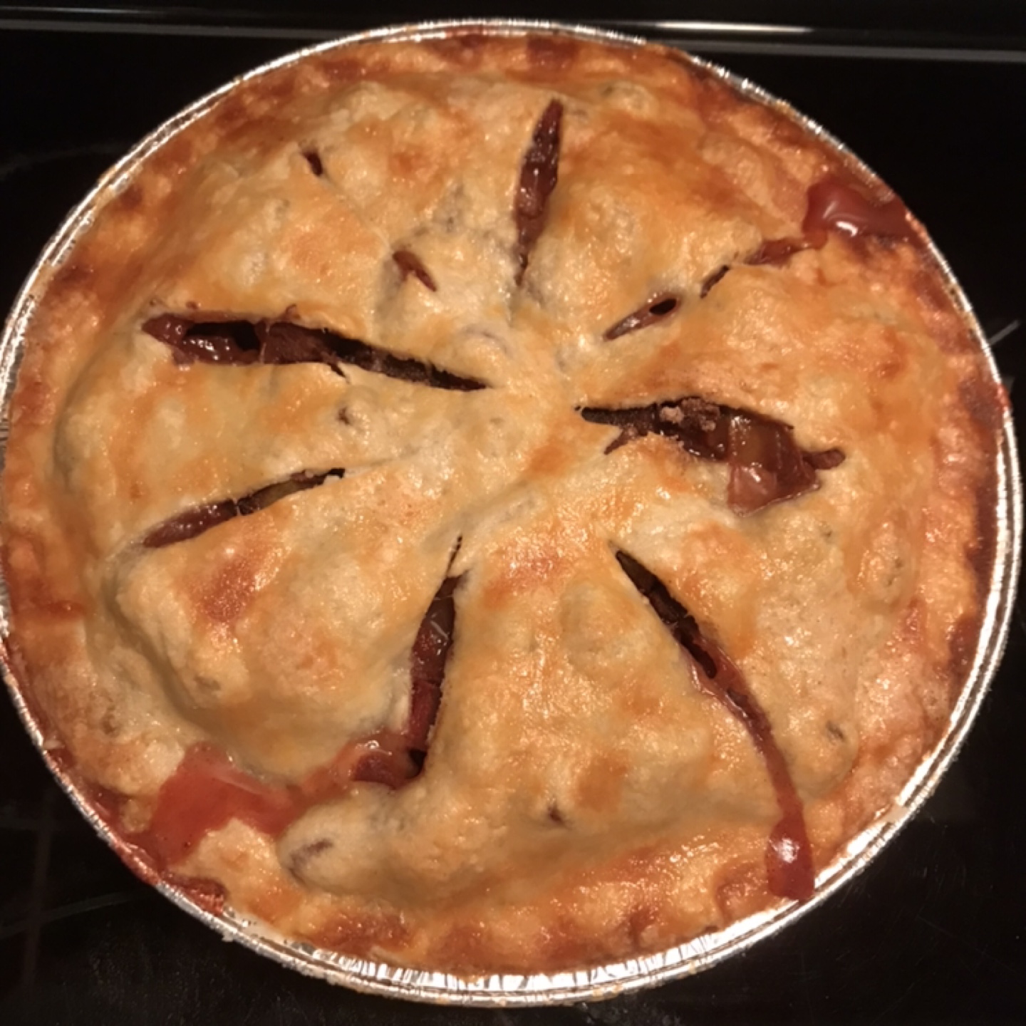Rhubarb Pie with cinnamon and sugar - Home Baked - photo 4