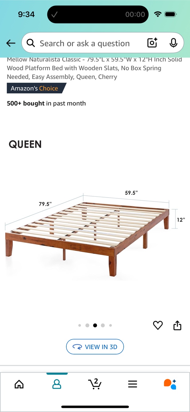 Queen Bed Frame /Mattress Optional - photo 2