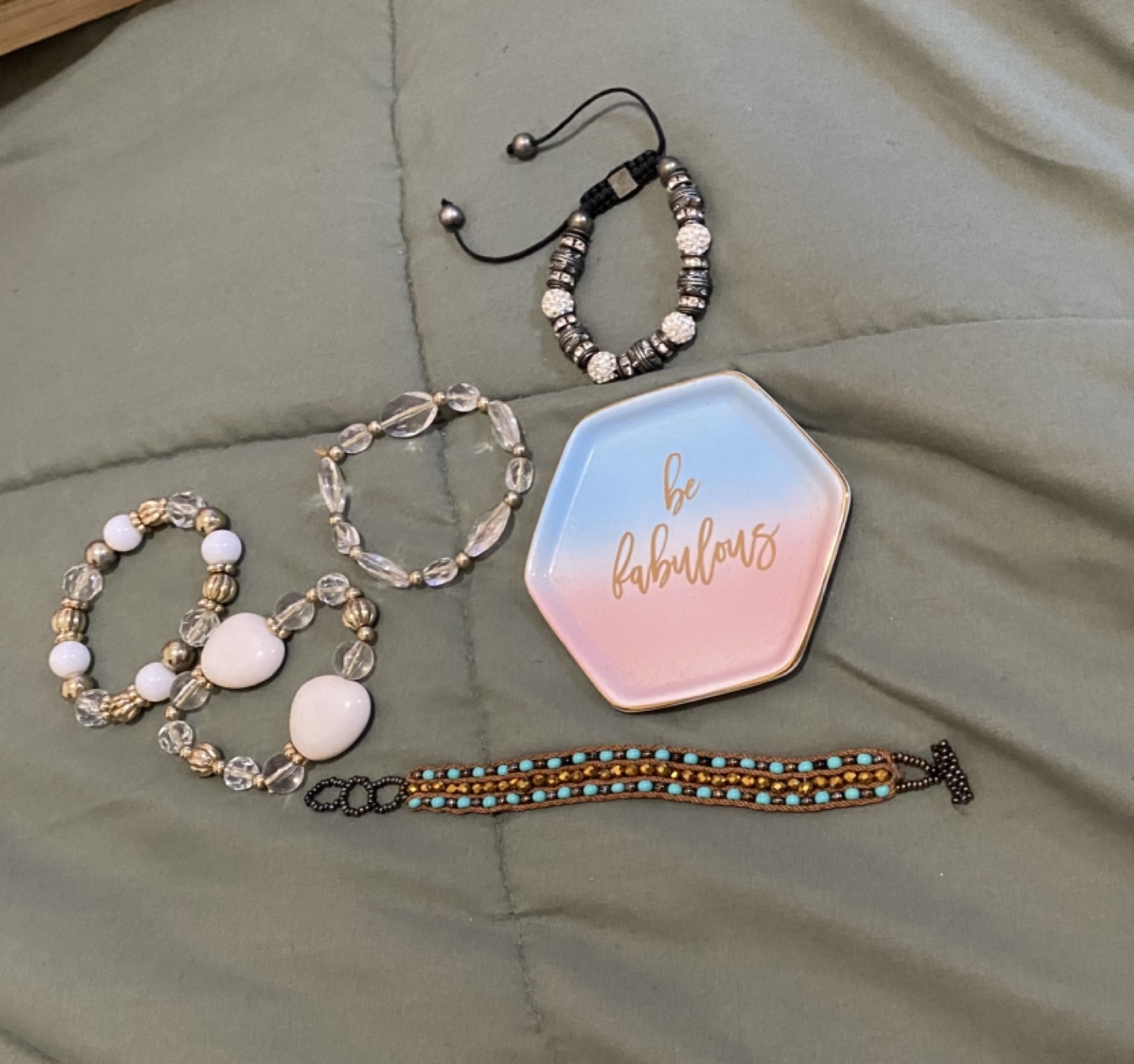 #Freecycle Bracelets and Trinket Tray