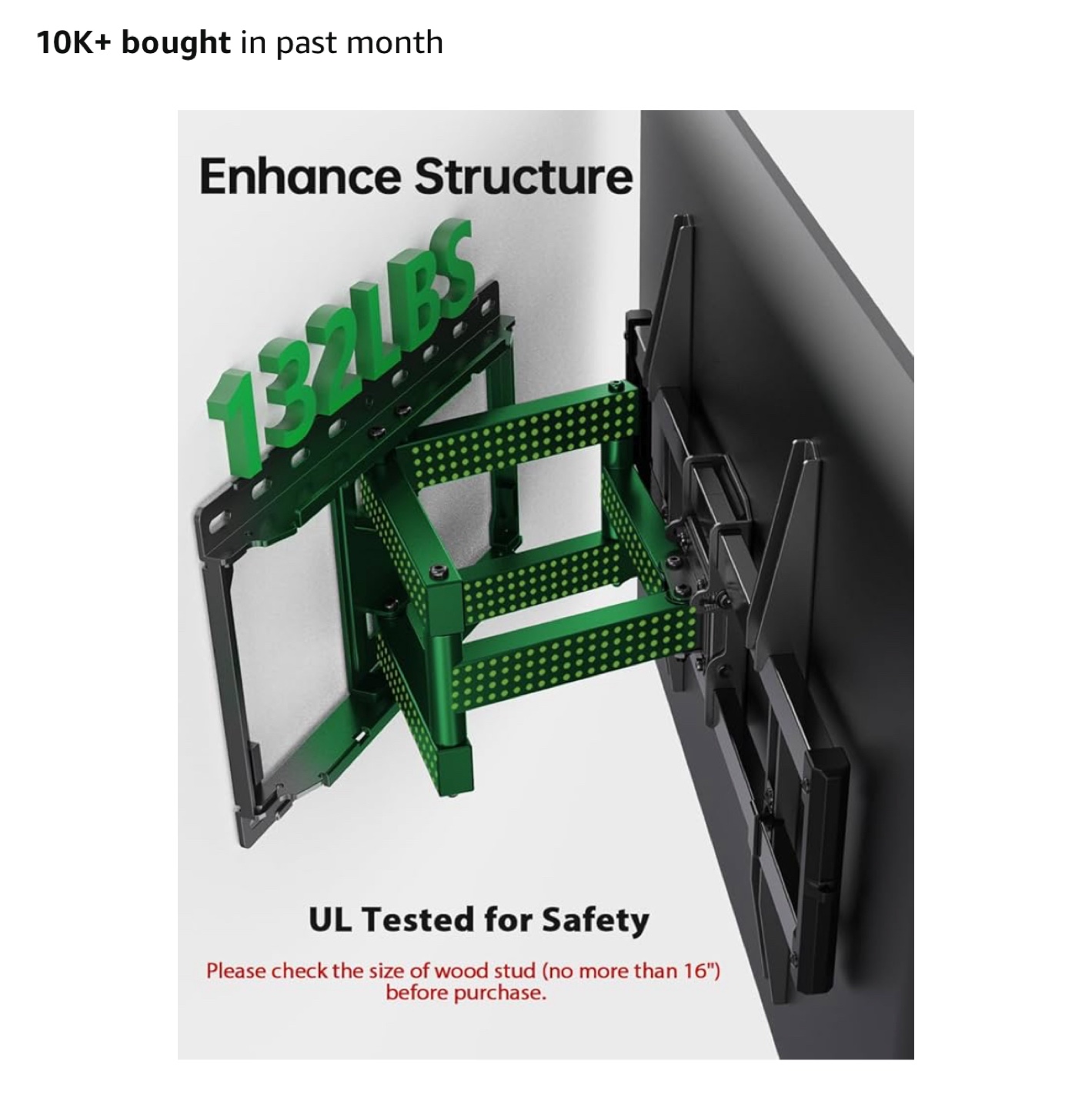 65-inch Roku Smart TV (Including FULL MOTION TV Mount) - photo 4