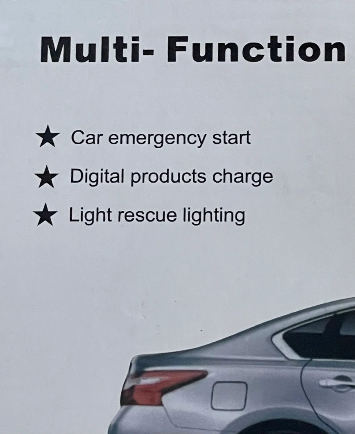 Multi-Function Jump Starter - Car Emergency *NEW! image indicator(2)