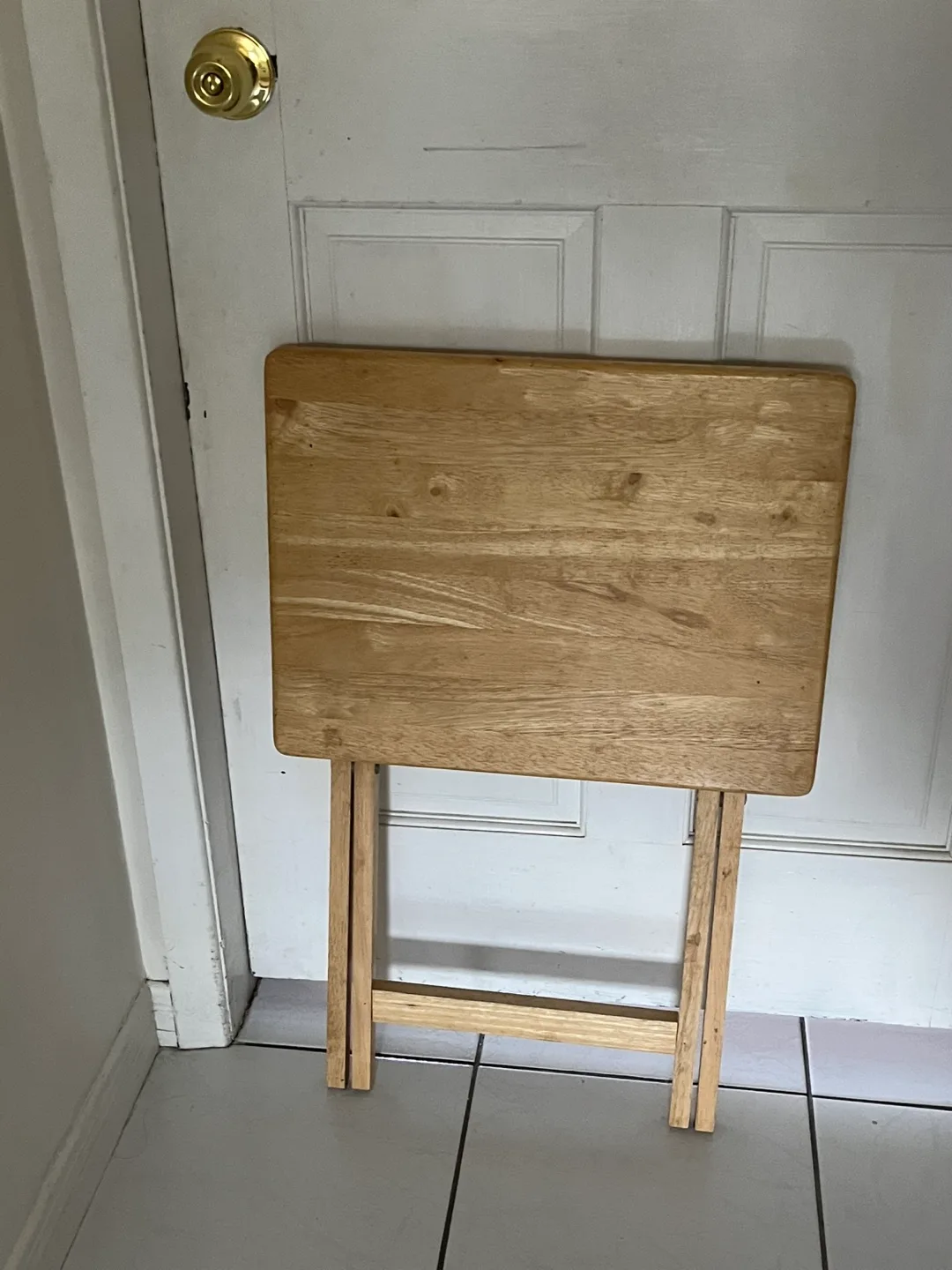 Folding Wooden TV Tray Table image indicator(2)