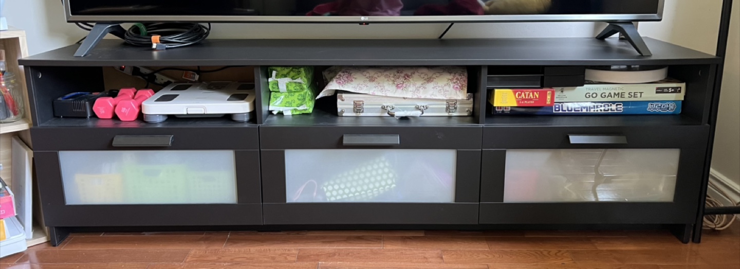 IKEA TV Stand/Bench - Black