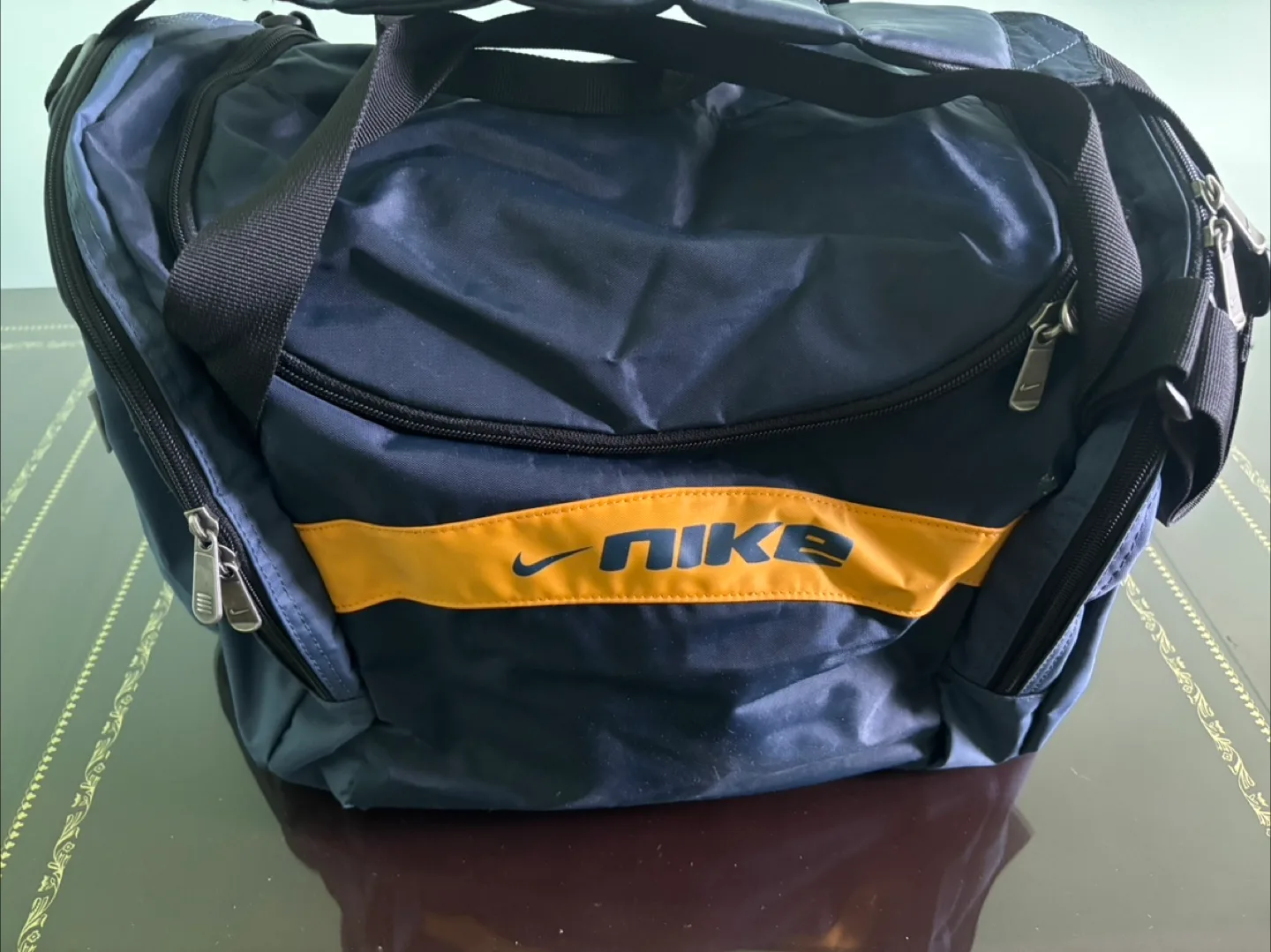 Nike Duffel Bag - Blue & Yellow thumbnail