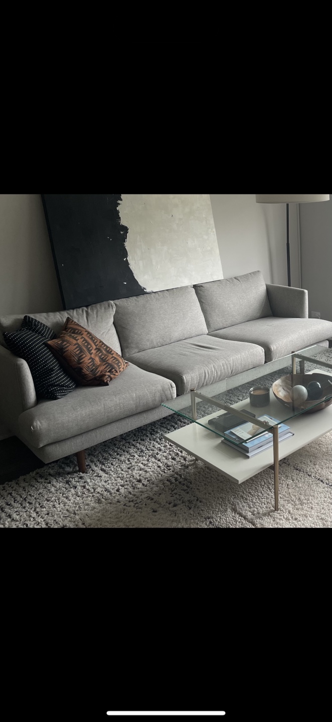 Article Sven Birch Ivory Sofa