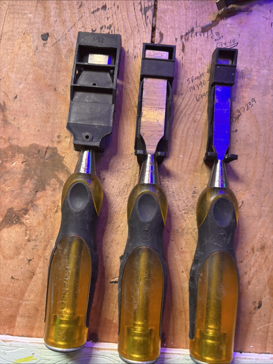 3 Stanley Chisel Set