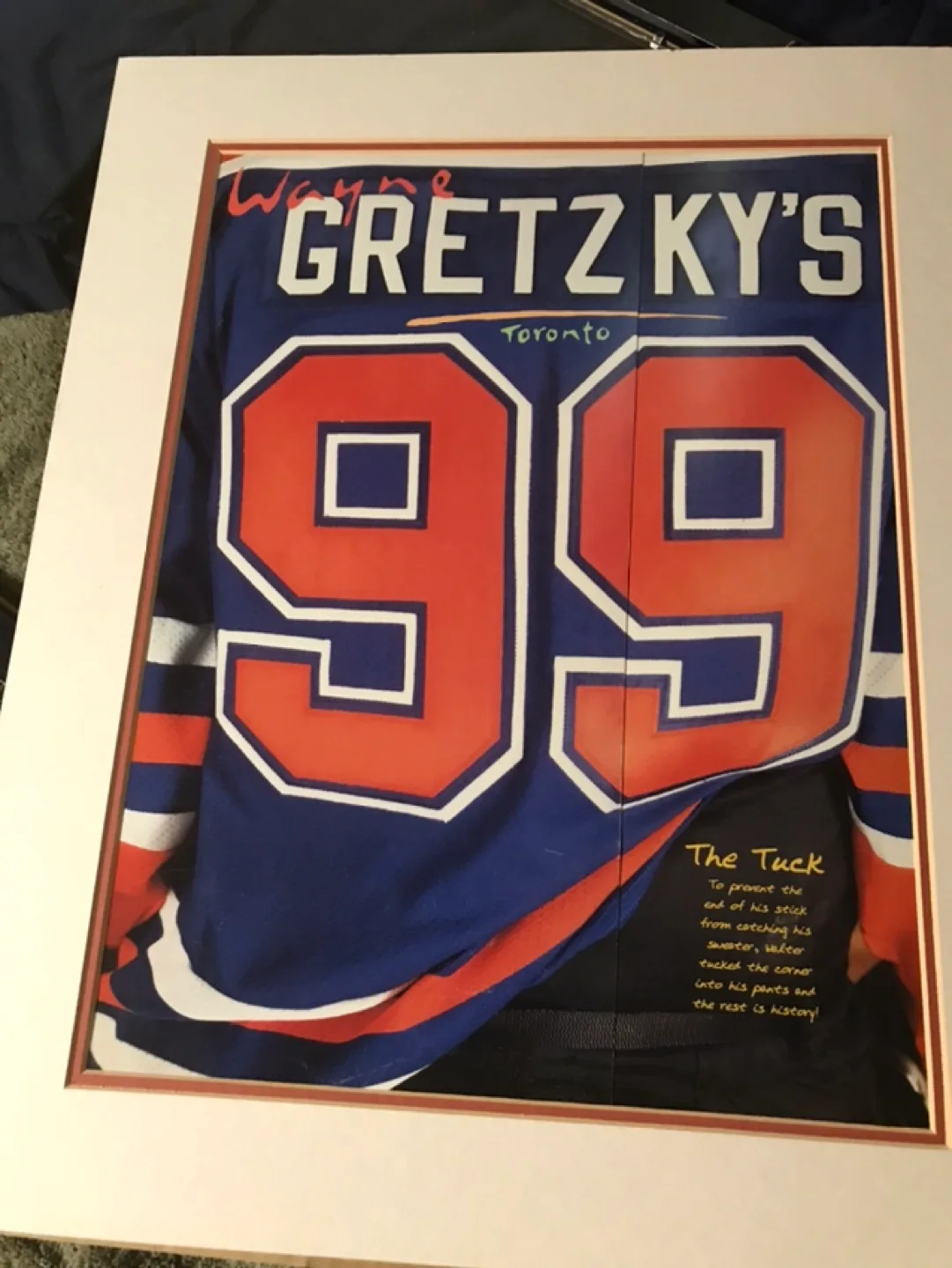Wayne Gretzky's Toronto Framed Menu thumbnail