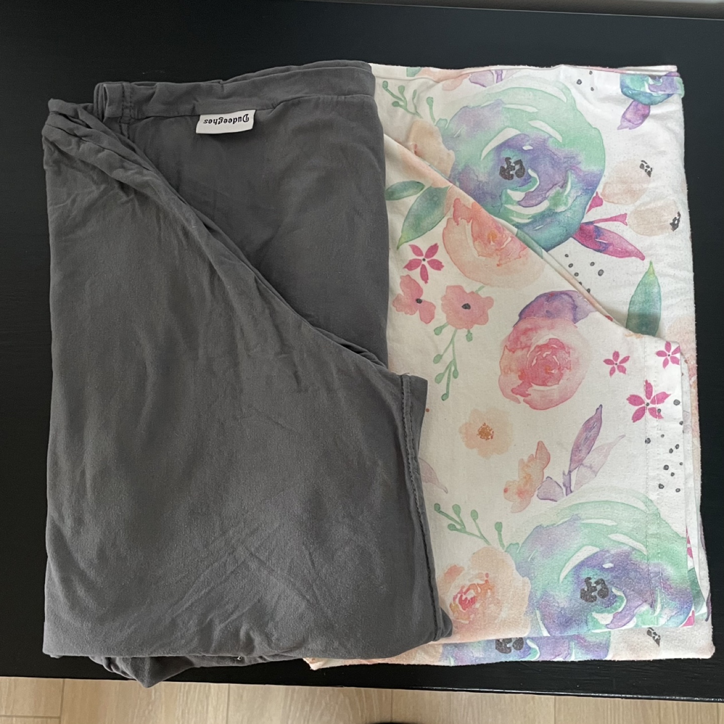 Multi-Use Nursing Cover - Grey & Floral - photo 2
