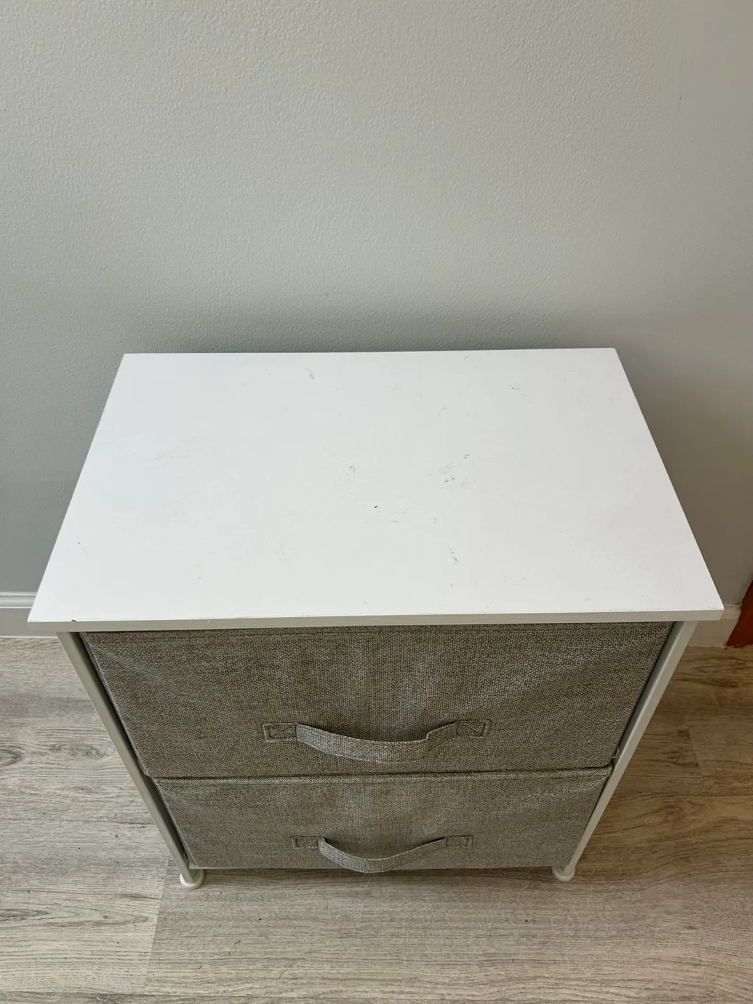 2-Drawer Gray Fabric Storage Dresser image indicator(2)