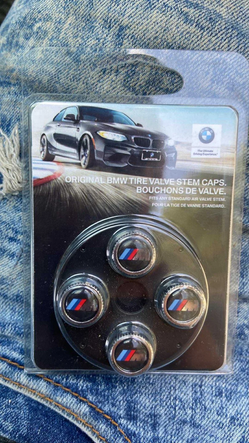 New Original BMW Tire Valve Stem Caps thumbnail