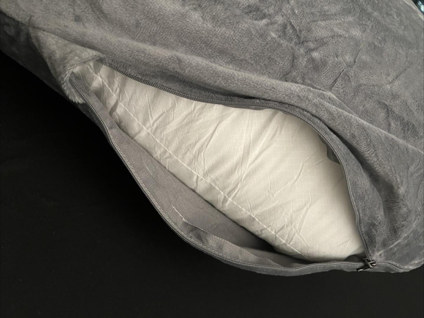 Grey U-Shaped Pregnancy Pillow - photo 3