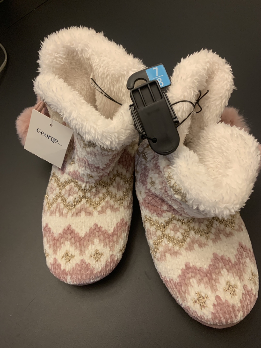 Cozy slipper booties