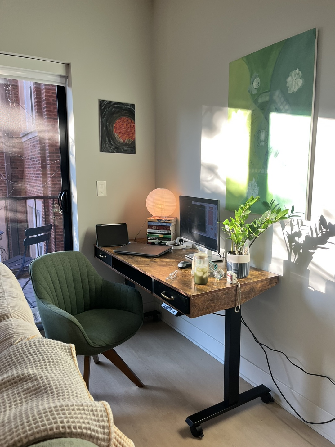 Green Swivel Desk Chair - photo 3